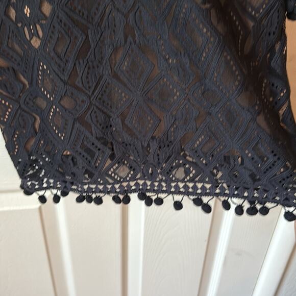 For Love and Lemons Florence Black Lace Dress size medium - Picture 6 of 12